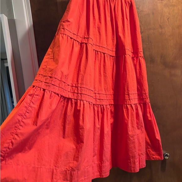 Quince 100% Cotton Poplin Tiered Maxi Skirt - Picture 8 of 10